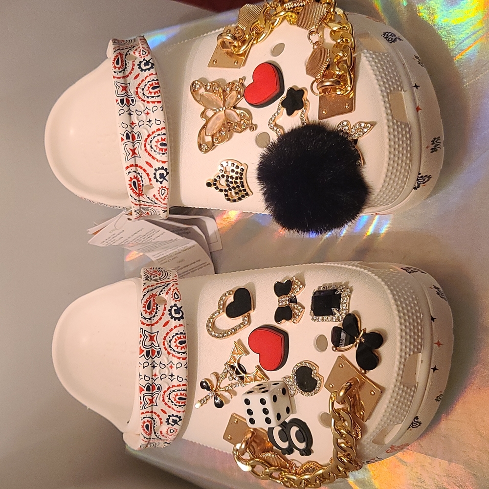 TRI COLOR BACK TO SCHOOL CROCS